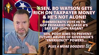 Sen. Watson Gets Rich on Taxpayer Money & He's Not Alone! / Dems Vote In TNGOP Primaries In Huge #'s