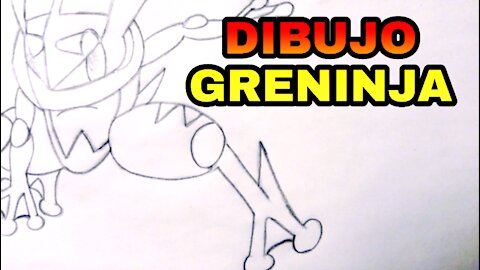 Cómo dibujar un Pokémon GRENINJA en rumble//cómo dibujar animaciones