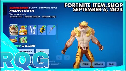 “NEW” MEOWTOOTH BUNDLE IS HERE!🐱FORTNITE ITEM SHOP (September 6, 2024)