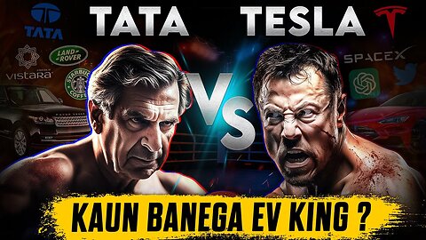 TATA vs TESLA | Ratan Tata vs Elon Musk | Kaun Banega "Electric Vehicle King of India"? 🇮🇳