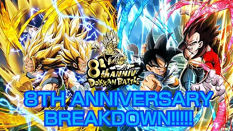 BREAKING DOWN THE DOKKAN 8TH ANNIVERSARY NEW UNITS!!!!