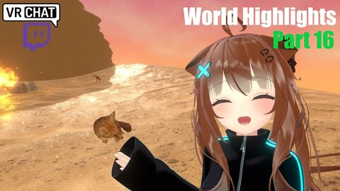 World Highlight: Fennec Foxes in a snow globe (VRChat)