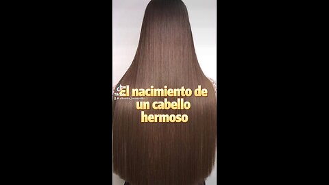 El nacimiento de un cabello hermoso