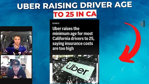 Uber Raising The Age Limit Of New Drivers In CA To 25