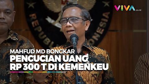 Mahfud MD: Transaksi Rp300 Triliun Kemenkeu Pencucian Uang!