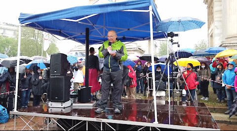 Massimo Rodolfi, consigliere 3V alla manifestazione di Milano 1° maggio 2021