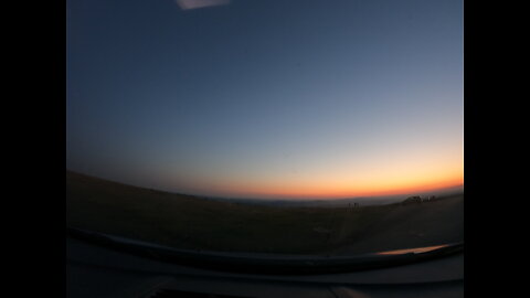 Light test before filming . Near Haytor Dartmoor.