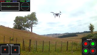 'sbus mixer' flies a quad