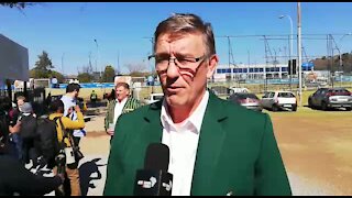 Springbok heroes turn out for James Small funeral (Vx6)