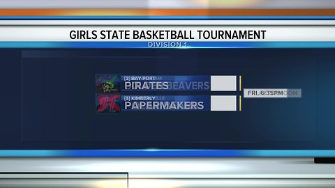 Girls high school basketball state brackets set in stone