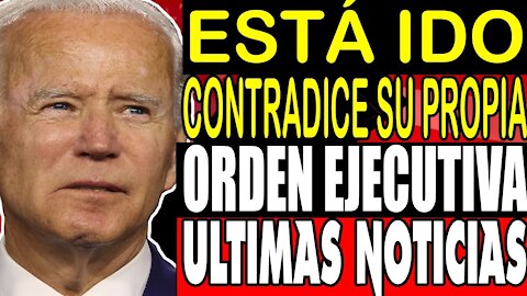 🔴 BIDEN CONTRADICE SU PROPIA ORDEN EJECUTIVA, DURA ADVERTENCIA AL PARTIDO REPUBLICANO EN EEUU