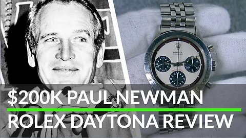 Worth $200K? The LEGENDARY Rolex Paul Newman Daytona