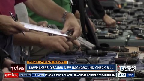 Lawmakers discuss new background check bill