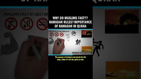 Why Do Muslims Fast?┇ Ramadan Rules┇Importance of Ramadan in Quran