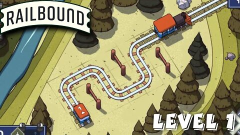 RAIL BOUND GAMEPLAY LEVEL 1 (Part-1) RAILBOUND