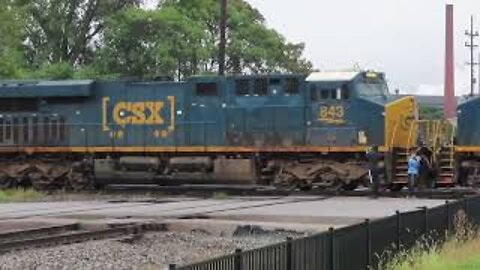 CSX Q201 Manifest Mixed Freight Train from Fostoria, Ohio September 25, 2021