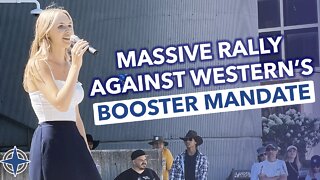 Western University students organize massive rally against booster mandate