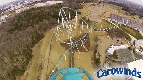 [POV] Fury 325 Giga Coaster Front Row - Carowinds Theme Park