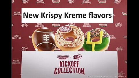 Krispy Kreme adds a Dr Pepper flavored doughnuts