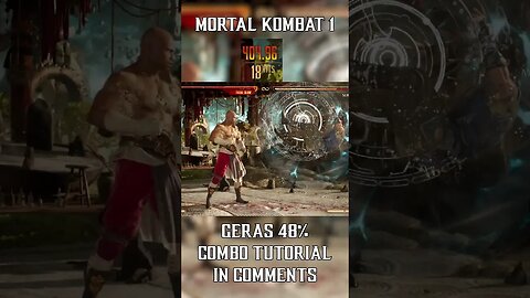 FULL GERAS Combo Tutorial IN COMMENTS! #mk1 #combotutorial #shorts