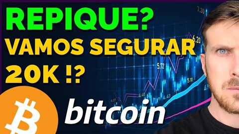 BITCOIN: VAMOS SEGURAR $20K? MEU TRADE!!