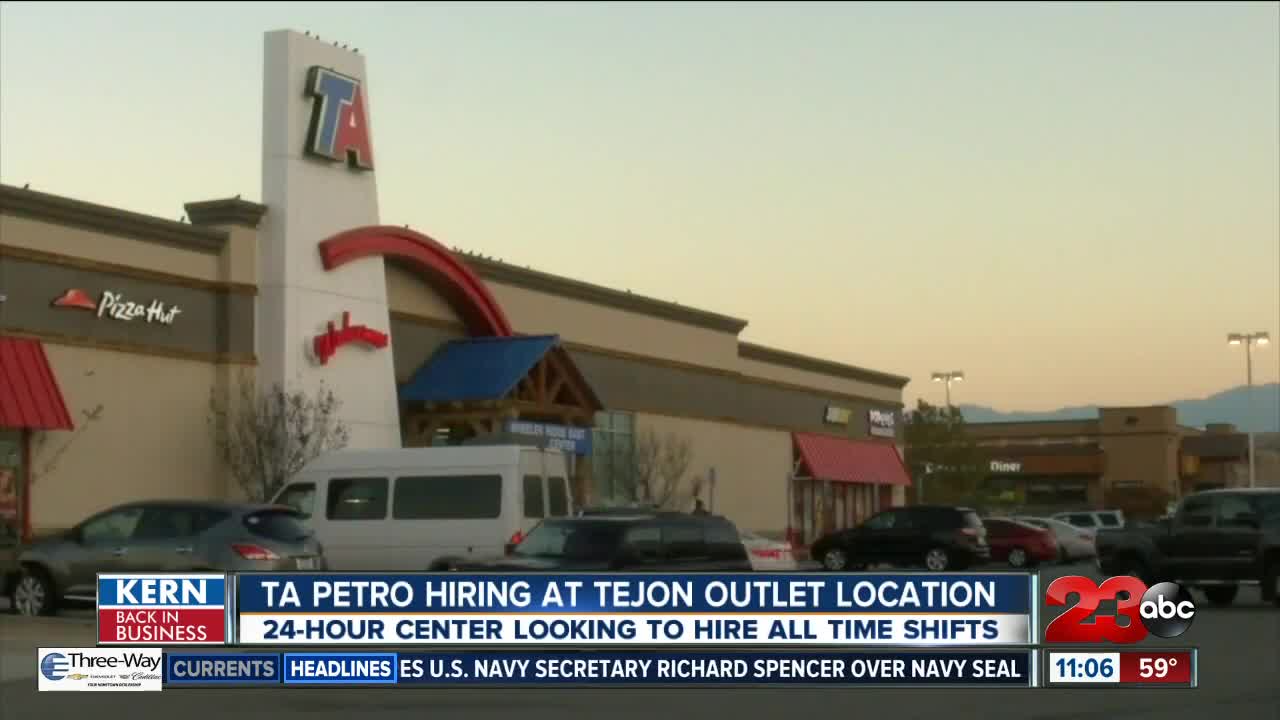 Kern Back in Business: TA Petro Hiring