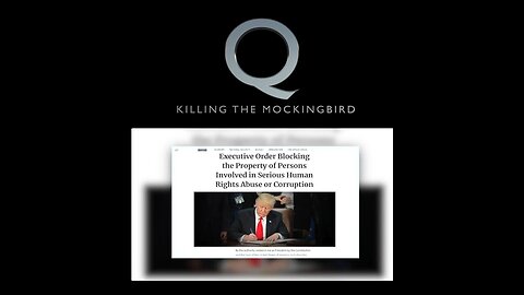 Q Plan To Save The World - Killing the Mockingbird!