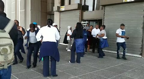 SOUTH AFRICA - Cape Town - MyCiti bus drivers strike continues (9pD)