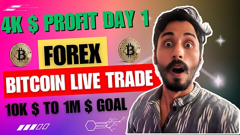 $4000 Bitcoin Profit in 1 Day [2024] || #trading #bitcointrading