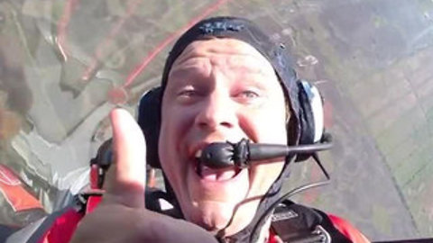 WPTV anchor Mike Trim flies high at Vero Beach Air Show