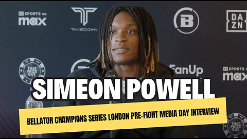 Bellator Champions Series London Pre Fight Media Day Interview Simeon Powell