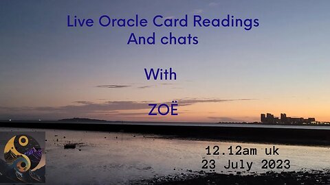 Chats and Oracle Cards with Zoë.