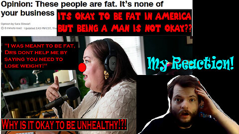 American Downfall |Its okay to be fat but you cant be a man now in 2024!? Reacting to CNN article!