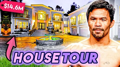 Manny Pacquiao | House Tour | His $14.6 Million Los Angeles Properties