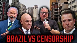 We're in Brazil covering the HUGE anti-censorship protests!