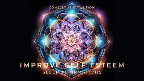 Improve Self Esteem | Self Love Affirmations while you sleep | 432Hz Music | Sleep, Meditate & Relax