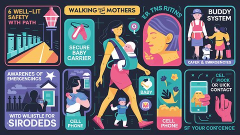 6 Safety Tips For Walking With Your Baby: Self Defense For Moms