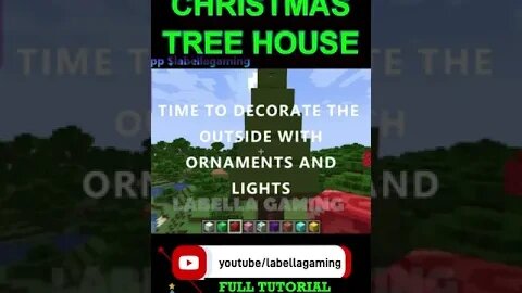 Minecraft: Large Christmas Tree House