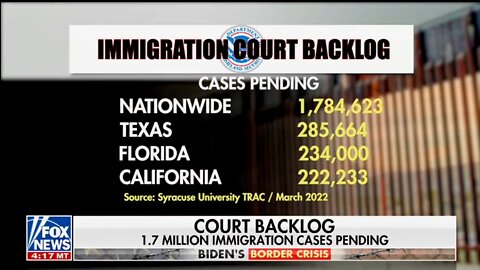 Fox News: Some Illegals Released Into US Wont See A Court For 3-7 Years, If Ever