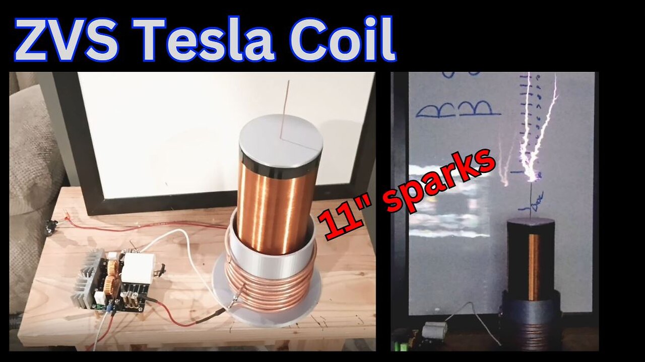 First Look ZVS Tesla Coil 