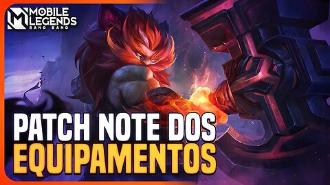 MUDANÇA ABSURDA NOS ITENS, ITEM NOVO E VÁRIOS OUTROS | PATCH NOTES AGOSTO 2023 | MLBB