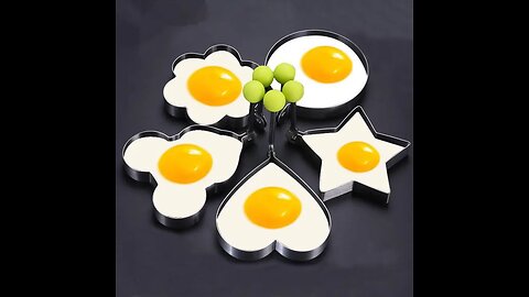 Stainless Steel 5Style Fried Egg Pancake Shaper