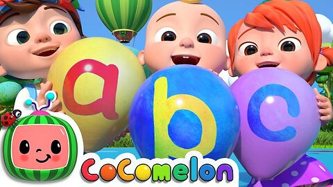 ABC Song with Balloons | CoComelon Nursery Rhymes & Kids Songs