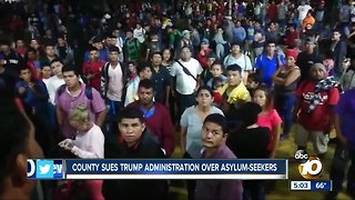 San Diego to sue Trump administration over asylum seekers