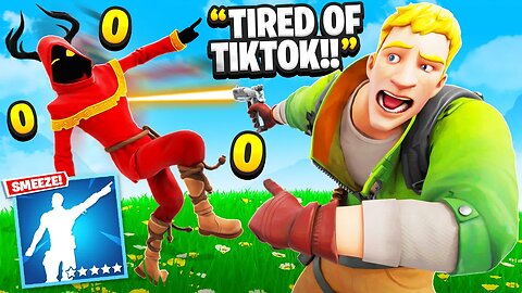 I Trolled Him With NEW “Smeeze” TikTok Emote! (Fortnite)