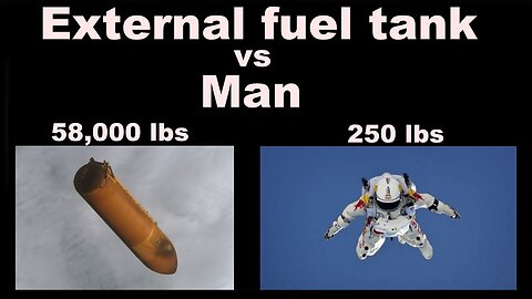 The Space Shuttle EXPOSED! (External fuel tank vs Man)