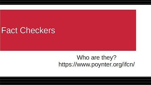 Fact Checkers - Who are they?