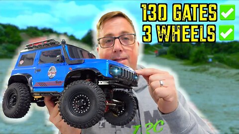 Finishing 130 Gates on 3 Wheels - Insane Cheap Crawler