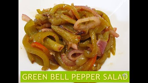 Refreshing Green Bell Pepper Salad