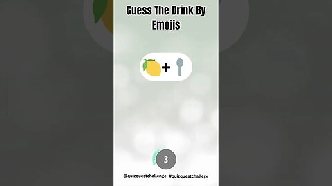 Guess the Drink by Emojis #shorts